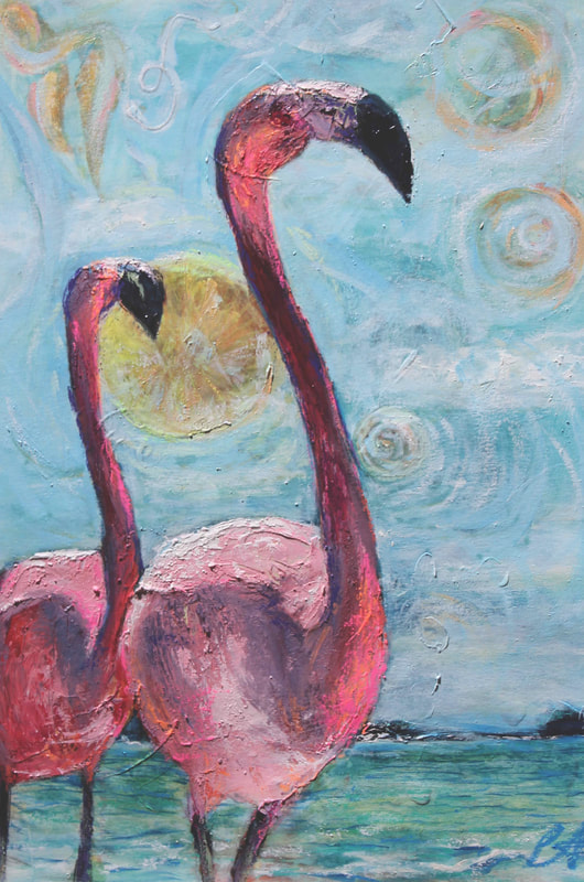Pink Inspiration oil painting by Cory Acorn