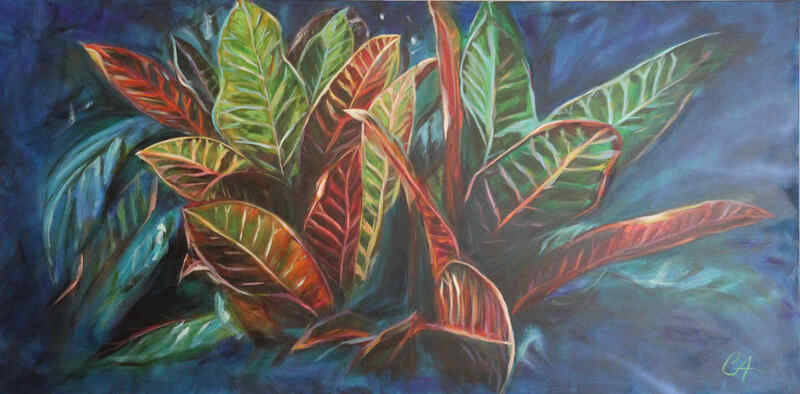 Tropical Light original oil painting by Cory Acorn